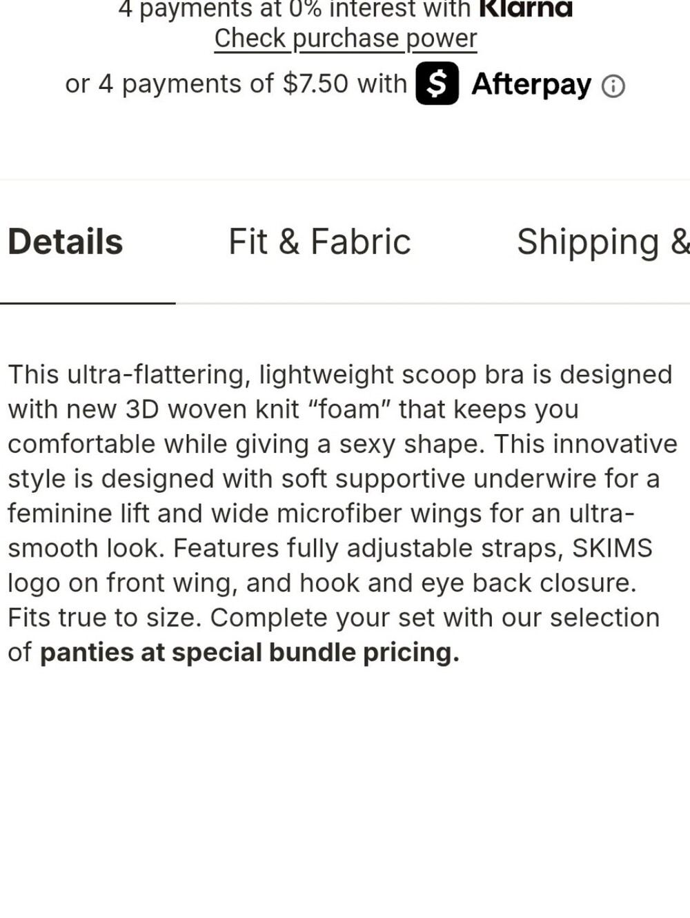 Skims Weightless Scoop Bra - Picture 10 of 10